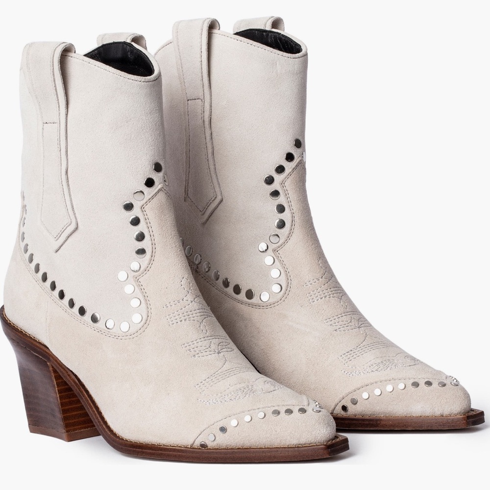 Zadig & Voltaire Cara Studded Western Boot BRAND NEW IN BOX! FESTIVAL STYLE✨